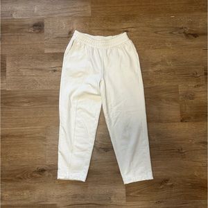Madewell cream sweat pants